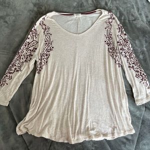 Born Famous 3/4 Sleeve Tee